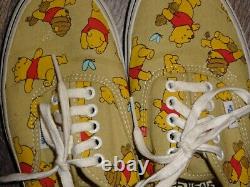 Vans x Disney Winnie the Pooh Sneakers shoes size men's 7.5 women's 9