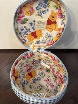 Vera Bradley Disney WINNIE THE POOH SPRINGTIME GINGHAM Honey Pot Cosmetic Bag