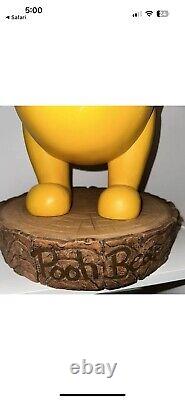 Very Rare! Vintage Disney Big Figurine. Winnie the Pooh with Bee on nose