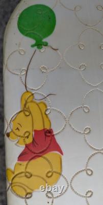 Very Rare Vintage Pearl Wick Quilted Vinyl Toy Box Chest with Winnie the Pooh