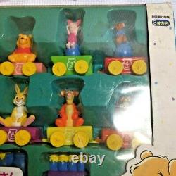 Very rare? Winnie the Pooh toy set lot Gakken Minecart tigger piglet Eeyore