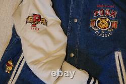Vintage 1966 Winnie The Pooh Varsity Denim Jacket from Walt Disney World -Medium