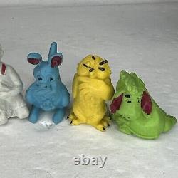 Vintage 1966 Winnie the Pooh Classic 1.5 Owl Eeyore Tigger Eraser Lot Diener