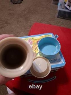 Vintage 1976 Disney Winnie the Pooh Metal Lunchbox with Thermos Aladdin