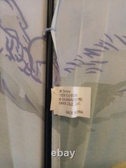 Vintage 1992 Disney Winnie The Pooh Umbrella Wood Handle Tigger Piglet Robin
