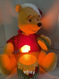 Vintage 1996 Telco Winnie the Pooh Animated 17 Christmas Display Hunny Rare