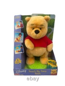Vintage 2001 Disney Winnie The Pooh Fisher Price Touch My Toes POOH Bear NEW