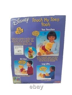 Vintage 2001 Disney Winnie The Pooh Fisher Price Touch My Toes POOH Bear NEW
