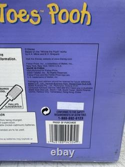 Vintage 2001 Disney Winnie The Pooh Fisher Price Touch My Toes POOH Bear NEW