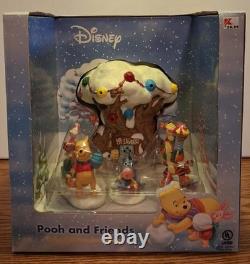 Vintage 2004 Brass Key Pooh and Friends Porcelain Village Set (NIB)