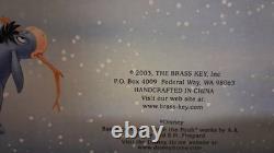 Vintage 2004 Brass Key Pooh and Friends Porcelain Village Set (NIB)