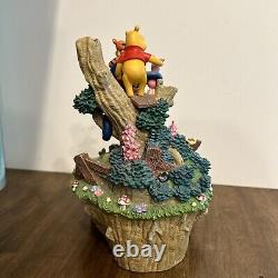 Vintage 90's Winnie the Pooh and Friends Water Fountain Disney Collectible