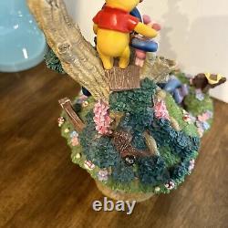 Vintage 90's Winnie the Pooh and Friends Water Fountain Disney Collectible