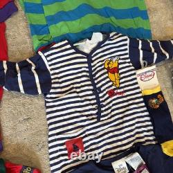 Vintage 90s Disney Store Winnie the Pooh Mickey lot of 24 pieces 6-18m
