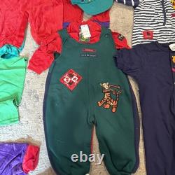 Vintage 90s Disney Store Winnie the Pooh Mickey lot of 24 pieces 6-18m