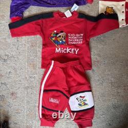 Vintage 90s Disney Store Winnie the Pooh Mickey lot of 24 pieces 6-18m