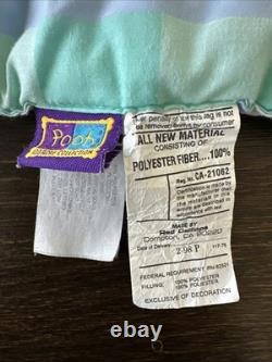 Vintage 90s Disney Winnie the Pooh Piglet Balloon Nursery Blanket Kids 100 Acre