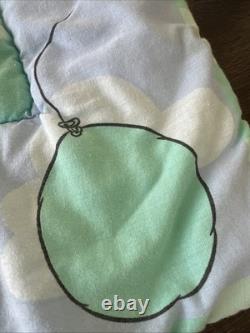 Vintage 90s Disney Winnie the Pooh Piglet Balloon Nursery Blanket Kids 100 Acre