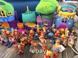 Vintage 90s Y2K Disney Winnie The Pooh Play Sets & Many Accessories Over 110 Pcs