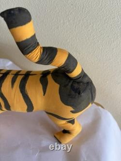 Vintage Agnes Brush Tigger Plush 14.5 Nice Color No Tears