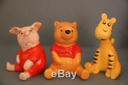 Vintage Beswick England Ceramic Winnie the Pooh Complete Set of 8