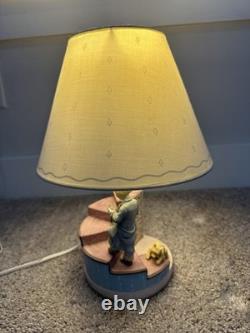 Vintage Classic Pooh Nursery Set-Charpente Lamp, Clock & Frame-Storybook Style