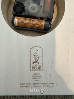 Vintage Classic Pooh Nursery Set-Charpente Lamp, Clock & Frame-Storybook Style
