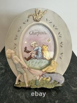 Vintage Classic Pooh Nursery Set-Charpente Lamp, Clock & Frame-Storybook Style
