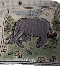 Vintage Classic Winnie The Pooh Woven Tapestry Baby Nursery