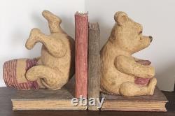 Vintage Classic Winnie the Pooh BookendsPooh BearNurseryBooks Some Chips