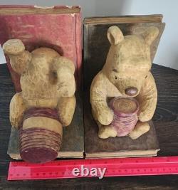 Vintage Classic Winnie the Pooh BookendsPooh BearNurseryBooks Some Chips