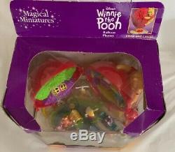 Vintage DISNEY Magical Miniatures Winnie the Pooh Balloon Playset Polly New 1999