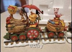 Vintage Danbury Mint Winnie The Pooh Christmas Train Disney Pooh's Express