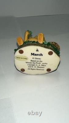 Vintage Danbury Mint Winnie The Pooh Perpetual Calendar Figurines