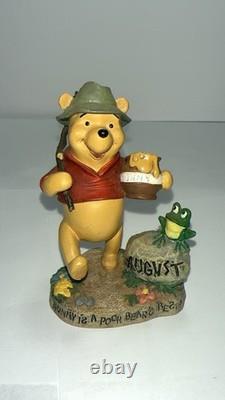 Vintage Danbury Mint Winnie The Pooh Perpetual Calendar Figurines