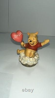 Vintage Danbury Mint Winnie The Pooh Perpetual Calendar Figurines