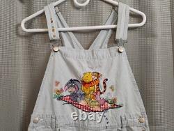 Vintage Disney Catalog Winnie The Pooh And Friends Adult Overalls Size Medium