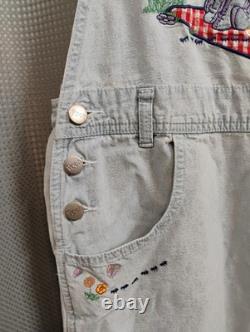 Vintage Disney Catalog Winnie The Pooh And Friends Adult Overalls Size Medium