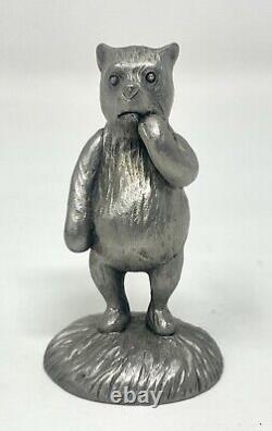 Vintage Disney Classic WINNIE THE POOH Hudson Fine Pewter Character Figurines