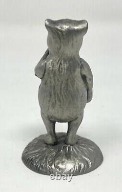 Vintage Disney Classic WINNIE THE POOH Hudson Fine Pewter Character Figurines