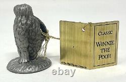 Vintage Disney Classic WINNIE THE POOH Hudson Fine Pewter Character Figurines