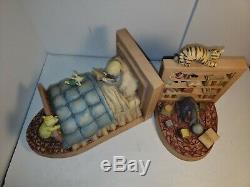 Vintage Disney Classic Winnie The Pooh Christopher Robins Bookends Rare