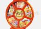 Vintage Disney Clock Winnie The Pooh Bradford Exchange China Plates Ltd Retired