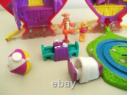Vintage Disney Polly Pocket Playset Winnie The Pooh Red Balloon With Figures