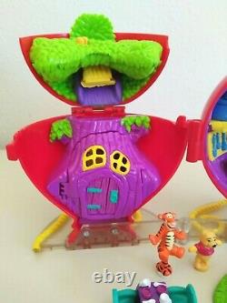 Vintage Disney Polly Pocket Playset Winnie The Pooh Red Balloon With Figures