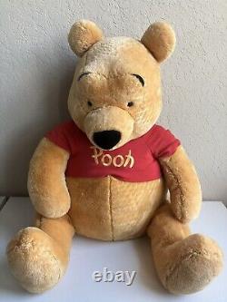 Vintage Disney Store JUMBO Winnie The Pooh Plush Stuffed Animal 36