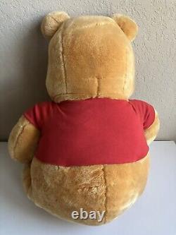 Vintage Disney Store JUMBO Winnie The Pooh Plush Stuffed Animal 36