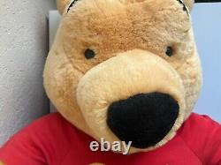 Vintage Disney Store JUMBO Winnie The Pooh Plush Stuffed Animal 36