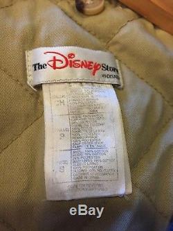 Vintage Disney Store Winnie The Pooh Varsity Jacket Bomber Denim No Hood Size S