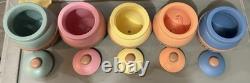 Vintage Disney Watch Collectors Club Winnie The Pooh Jars- 5 Hunny Pot Canisters